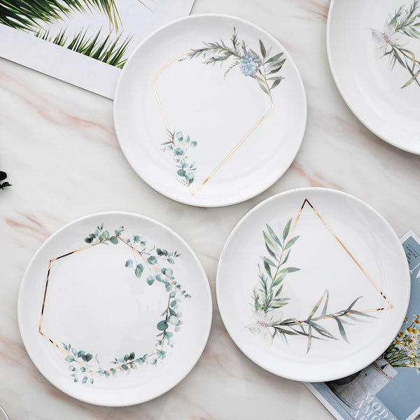 3pcs Dinner Plate  Dessert Dish