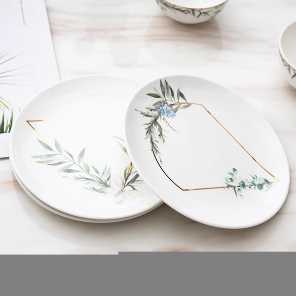 3pcs Dinner Plate  Dessert Dish