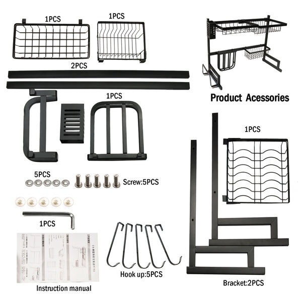 Drainer Dish Drying  Rack Organizer