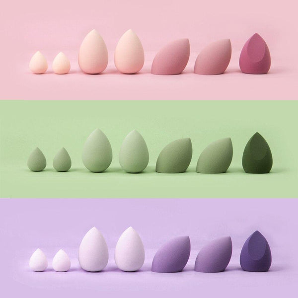7PCS Pro Foundation Sponge Powder Jar