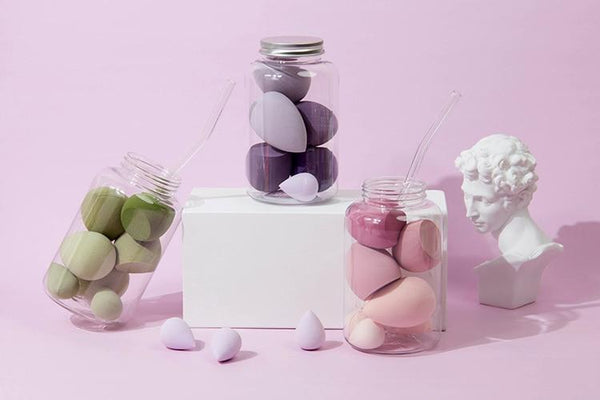 7PCS Pro Foundation Sponge Powder Jar