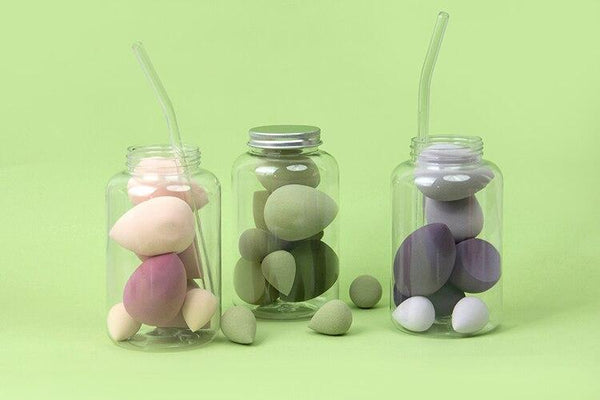 7PCS Pro Foundation Sponge Powder Jar