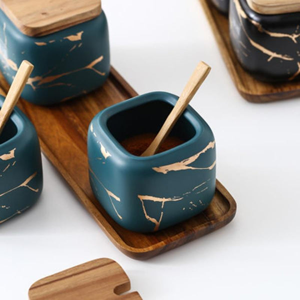 Marble Pattern Ceramic Kitchen