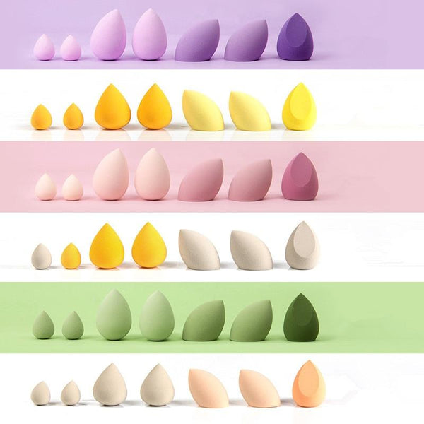 7PCS Pro Foundation Sponge Powder Jar