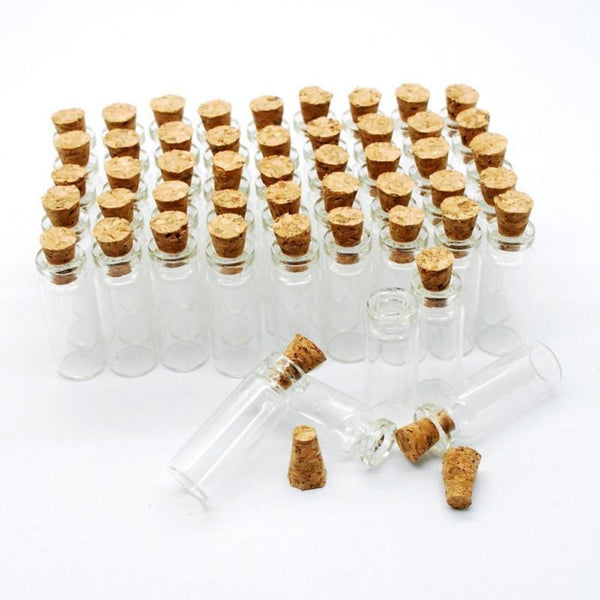 Glass Jars  Vials Cork Bottle