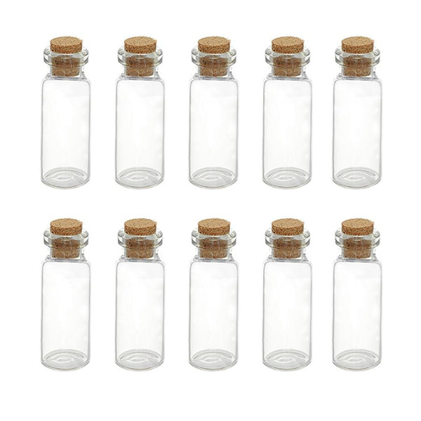 Glass Jars  Vials Cork Bottle