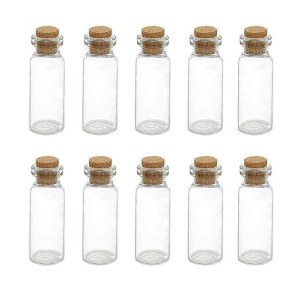 Glass Jars  Vials Cork Bottle