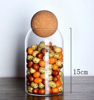 lead-free glass bottle storage jars