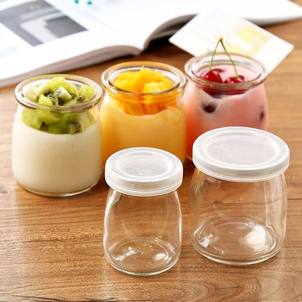 Glass Bottle Drinking Milk Jar