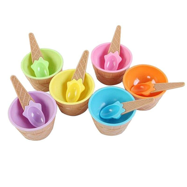 New Color Ice Cream Bowls