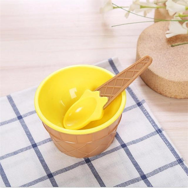 New Color Ice Cream Bowls