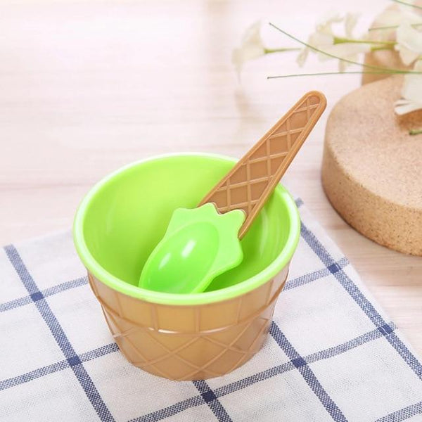 New Color Ice Cream Bowls