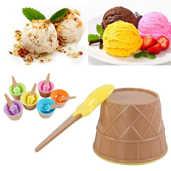 New Color Ice Cream Bowls