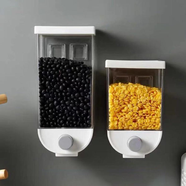 Transparent Grains Storage Jar