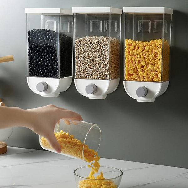 Transparent Grains Storage Jar