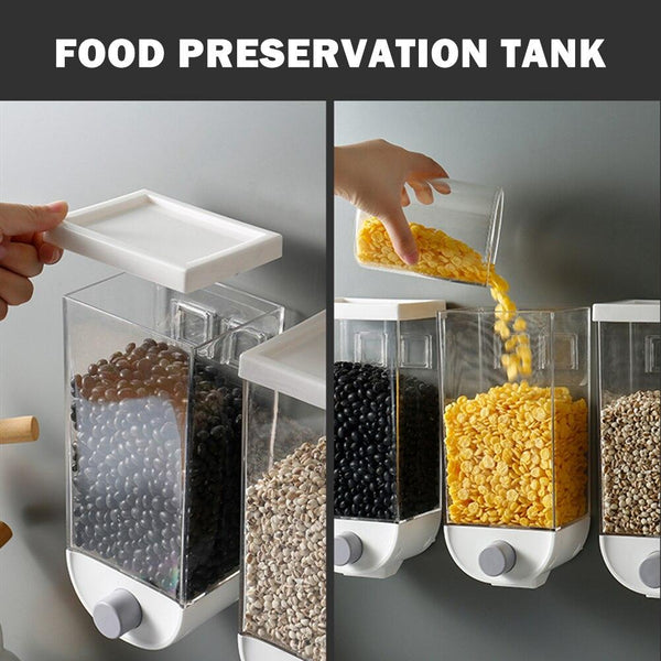 Transparent Grains Storage Jar