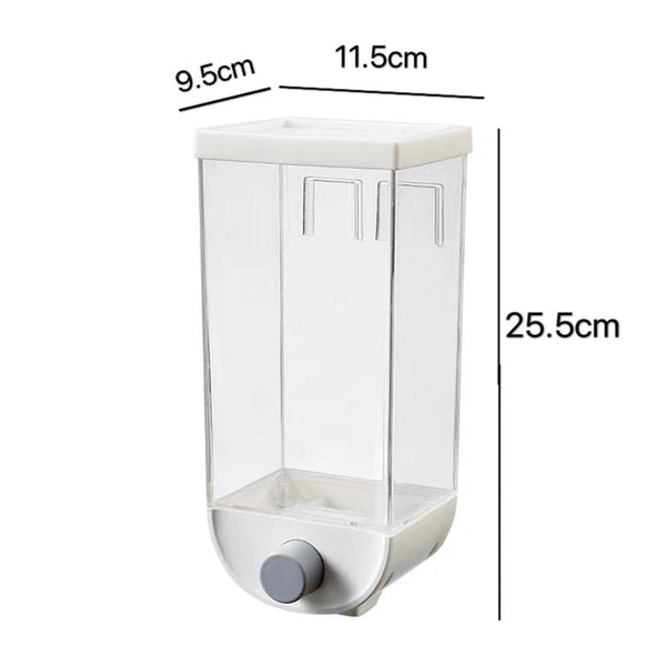 Transparent Grains Storage Jar