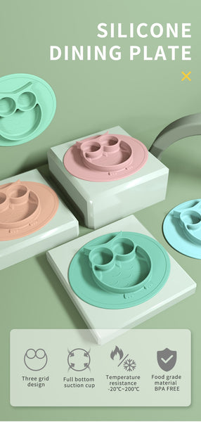 Baby plate dishes eating bowl
