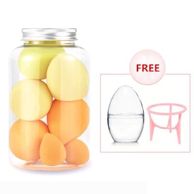 7PCS Pro Foundation Sponge Powder Jar