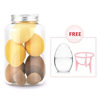 7PCS Pro Foundation Sponge Powder Jar