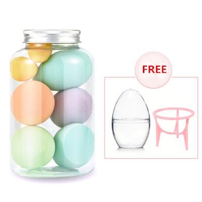 7PCS Pro Foundation Sponge Powder Jar