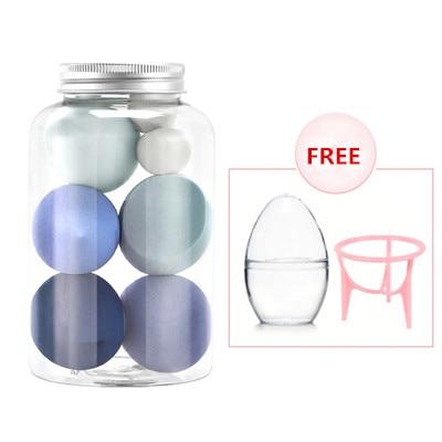 7PCS Pro Foundation Sponge Powder Jar