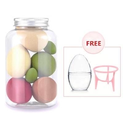 7PCS Pro Foundation Sponge Powder Jar