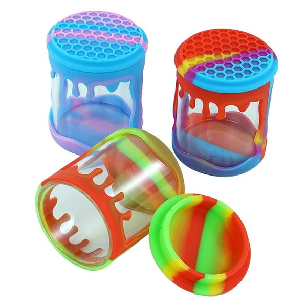 Honeybee Shape Refillable Storage Bottle Jar