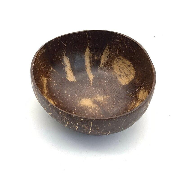 Natural wood coconut shell bowl