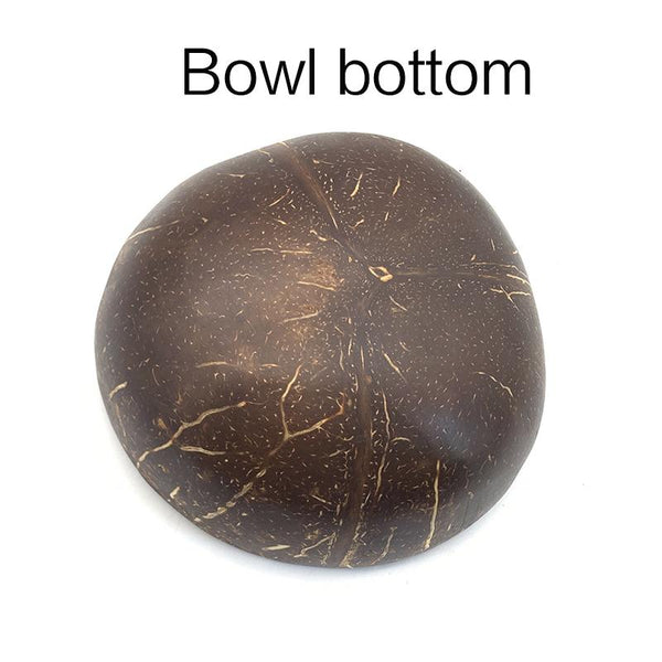 Natural wood coconut shell bowl