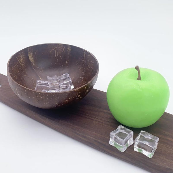 Natural wood coconut shell bowl