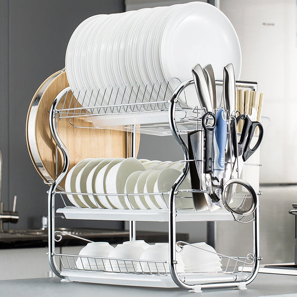 3-Tier Dish Rack Kitchen